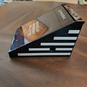 SEPHORA MAKEUP ACADEMY PALETTE FOLDOUT /SLIDE BLACK CASE & MIRROR